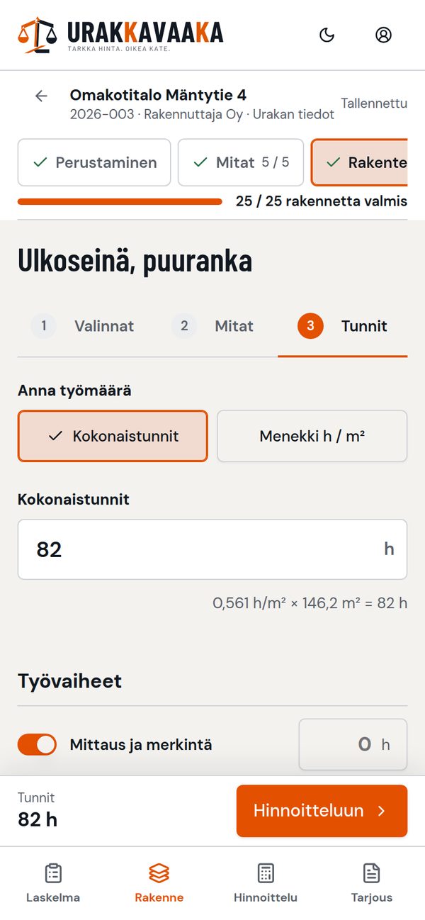 Rakenteiden laskenta
